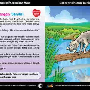 1. Melawan Bayangan Sendiri; Dongeng Binatang Dunia Inspiratif Sepanjang Masa _11zon