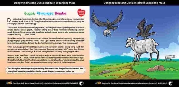 4. Gagak Pemangsa Domba; Dongeng Binatang Dunia Inspiratif Sepanjang Masa7_11zon (1)