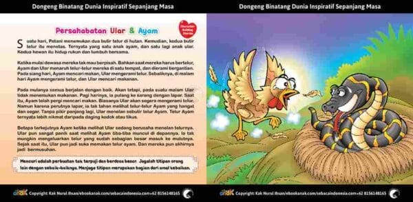 E016.2 Persahabatan Ular dan Ayam_11zon