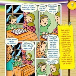 E256.11 Komik Hadis dan Adab Anak Muslim; Mengaji_11zon