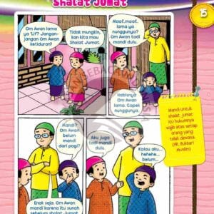 E256.15 Komik Hadis dan Adab Anak Muslim; Mandi Sebelum Shalat Jumat _11zon