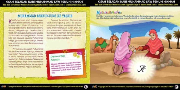 E260.9 Kisah Teladan Nabi Muhammad Saw Penuh Hikmah; Muhammad Berkunjung ke Yasrib_11zon