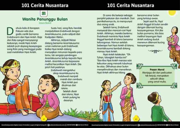 101 Cerita Rakyat Nusantara dari Provinsi Jawa Barat; Nyai Anteh Penunggu Bulan E268.31_11zon