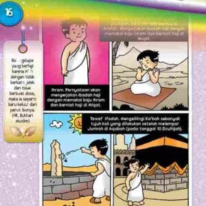 E257.16 Seri Komik Hadis dan Adab Anak Muslim; Tata Urutan Rukun Haji_11zon