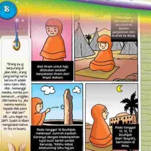 E257.18 Seri Komik Hadis dan Adab Anak Muslim; Tata Urutan Wajib Haji_11zon