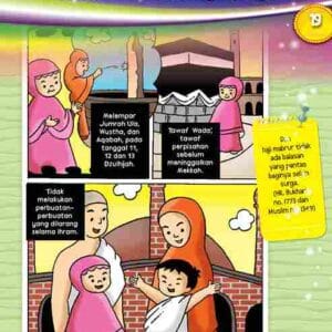 E257.19 Seri Komik Hadis dan Adab Anak Muslim; Tata Urutan Wajib Haji_11zon