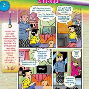 E257.2 Seri Komik Hadis dan Adab Anak Muslim; Sholat tepat pada Waktunya_11zon