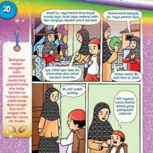 E257.20 Seri Komik Hadis dan Adab Anak Muslim; Membayar Utang_11zon