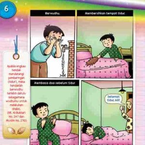 E257.6 Seri Komik Hadis dan Adab Anak Muslim; Adab Sebelum Tidur_11zon