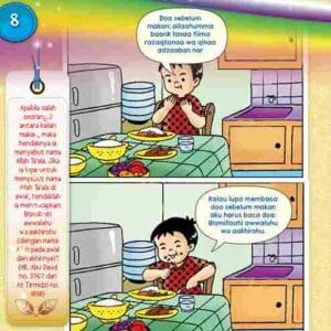 E257.8 Seri Komik Hadis dan Adab Anak Muslim; Adab Makan_11zon