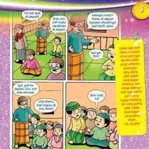 E257.9 Seri Komik Hadis dan Adab Anak Muslim; Shalat di Shaf Pertama_11zon