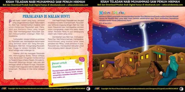 E260.37 Kisah Teladan Nabi Muhammad Saw Penuh Hikmah; Perjalanan di Malam Sunyi_11zon