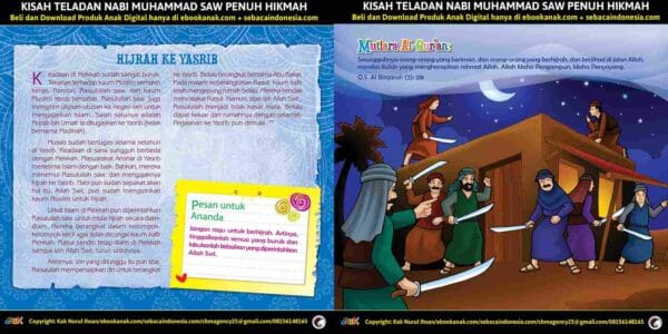 E260.38 Kisah Teladan Nabi Muhammad Saw Penuh Hikmah; Hijrah ke Yasrib_11zon