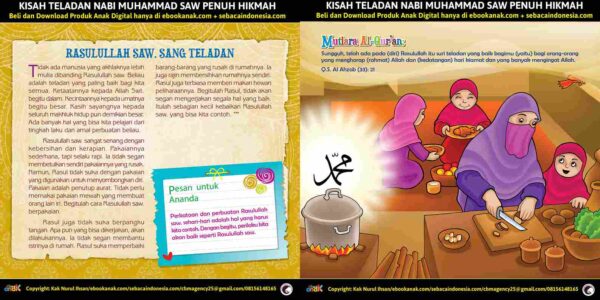 E260.45 Kisah Teladan Nabi Muhammad Saw Penuh Hikmah; Rasulullah Saw Sang Teladan_11zon