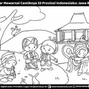 E261.59 Pintar Mewarnai Cantiknya 33 Provinsi Indonesiaku; Provinsi Jawa Barat_11zon