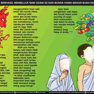 E267.3 Cinta Rasul for Kids; Iblis Berhasil Membujuk Nabi Adam AS dan Bunda Hawa Makan Buah Khuldi_11zon