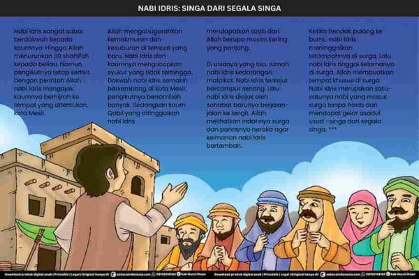 E267.5 Cinta Rasul for Kids; Nabi Idris Singa dari Segala Singa_11zon