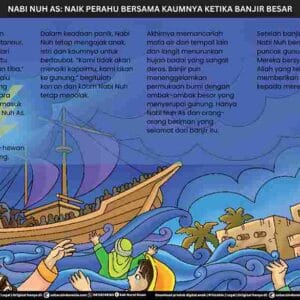 E267.8 Cinta Rasul for Kids; Nabi Nuh Naik Perahu Bersama Kaumnya Ketika Banjir Besar _11zon