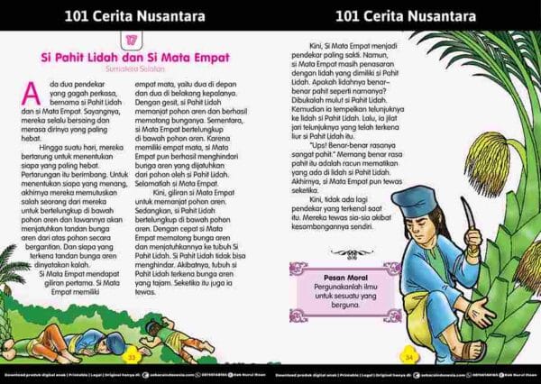 E268.17.101 Cerita Rakyat Nusantara; Sumatera Selatan; Si Pahit Lidah dan Si Mata Empat_11zon