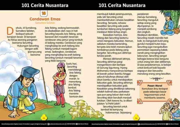 E268.18.101 Cerita Rakyat Nusantara; Sumatera Selatan; Cendawan Emas_11zon