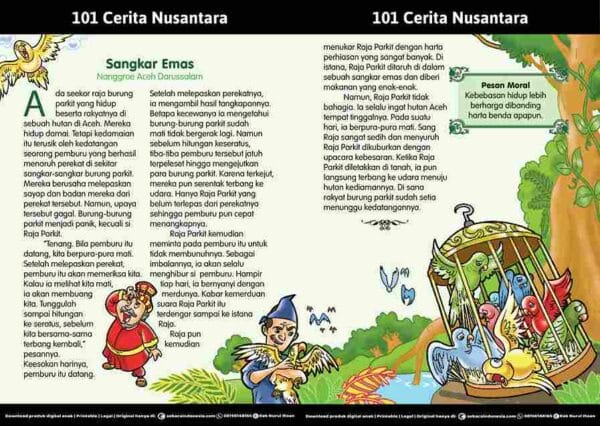 E268.3.101 Cerita Rakyat Nusantara; Nanggroe Aceh Darussalam; Sangkar Emas_11zon