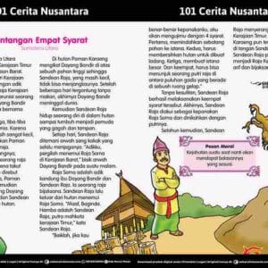 E268.5.101 Cerita Rakyat Nusantara; Sumatera Utara; Tantangan Empat Syarat_11zon