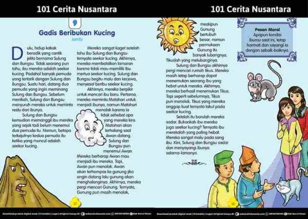 E268.9.101 Cerita Rakyat Nusantara; Jambi; Gadis Beribukan Kucing_11zon