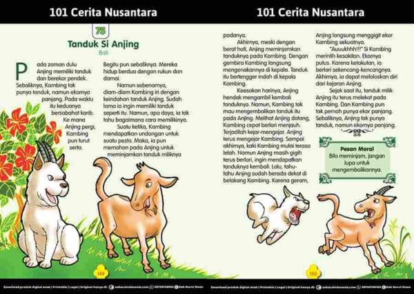 101 Cerita Rakyat Nusantara dari Provinsi Bali; Tanduk Si Anjing; E268.75_11zon