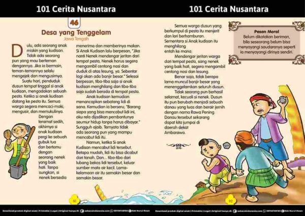 101 Cerita Rakyat Nusantara dari Provinsi Jawa Tengah | Desa yang Tenggelam | Rawa Pening | E268.46