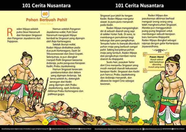 101 Cerita Rakyat Nusantara dari Provinsi Jawa Timur Pohon Berbuah Pahit Asal Usul Nama Majapahit E268.60