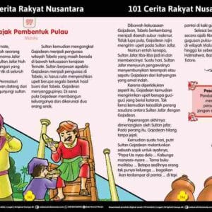 101 Cerita Rakyat Nusantara dari Provinsi Maluku; Sajak Pembentuk Pulau; Terompah Sultan Gajadean; E268.97_11zon