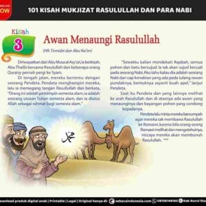 101 Kisah Mukjizat Rasulullah dan Para Nabi; Awan Menaungi Rasulullah; E301.3_11zon