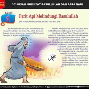 101 Kisah Mukjizat Rasulullah dan Para Nabi; Parit Api Melindungi Rasulullah; E301.1_11zon