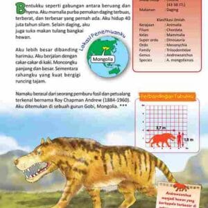 Ensiklopedia Dinosaurus dan Binatang Purba Terlengkap Andrewsarchus Mamalia Darat Berkepala Terbesar E294.3