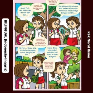 Komik Nilai-Nilai Karakter Bangsa Bilingual; Cinta Tanah Air; E286