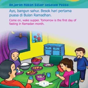 Belajar Islam Sejak Dini; Aku Pintar Puasa Ramadhan; Anjuran Makan Sahur Sebelum Puasa; E324.1_11zon