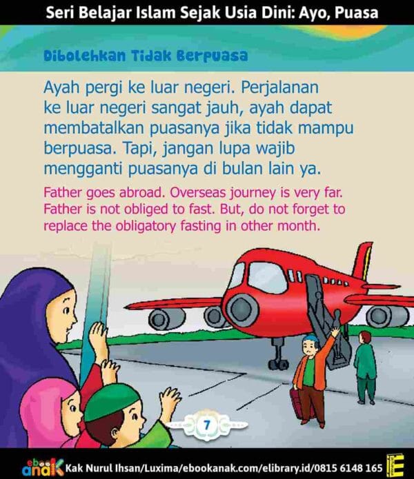 Belajar Islam Sejak Dini; Aku Pintar Puasa Ramadhan; Dibolehkan Tidak Berpuasa; E324.7_11zon