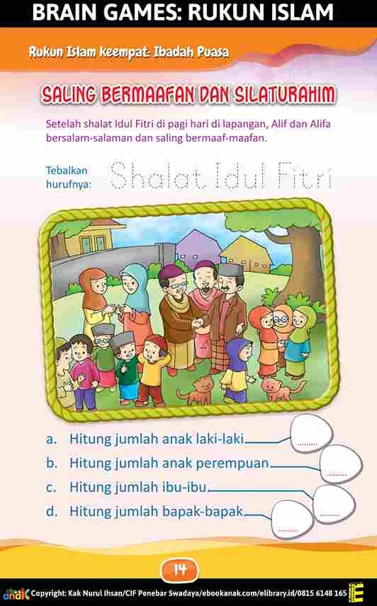 Brain Games Rukun Islam Edisi 2 Saling Bermaafan dan Silaturahim E319.14_11zon