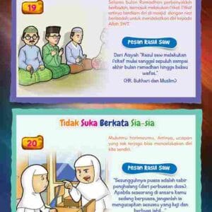 Buku Pintar Hadits Puasa Ramadhan Suka Beritikaf Tidak Suka Berkata Sia-Sia E320.12_11zon