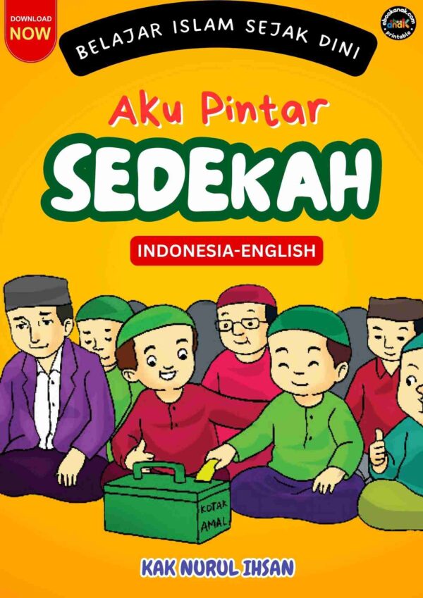 Cover Belajar Islam Sejak Dini; Aku Pintah Sedekah; Indonesia-English; E326_11zon