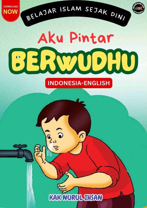 Cover Belajar Islam Sejak Dini; Aku Pintar Berwudhu; Indonesia-English; E327_11zon