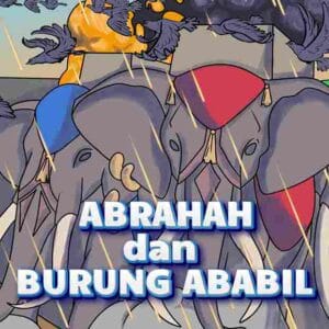 Cover Cerita Mewarnai Bilingual; Abrahah dan Burung Ababil; E331