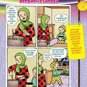 Komik Hadis dan Adab Anak Muslim Berbagi dengan Tetangga E258.9_11zon