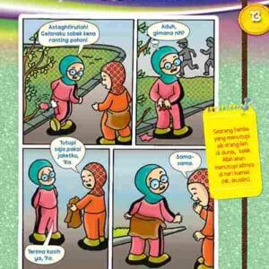 Komik Hadis dan Adab Anak Muslim Menjaga Rahasia E258.13_11zon