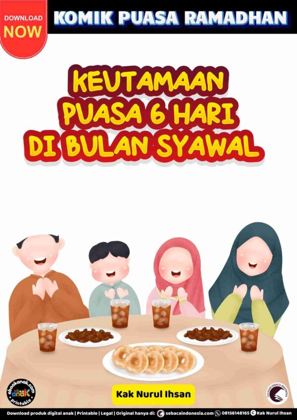 Komik Puasa Ramadhan; Keutamaan Puasa 6 Hari di Bulan Syawal; E308_11zon