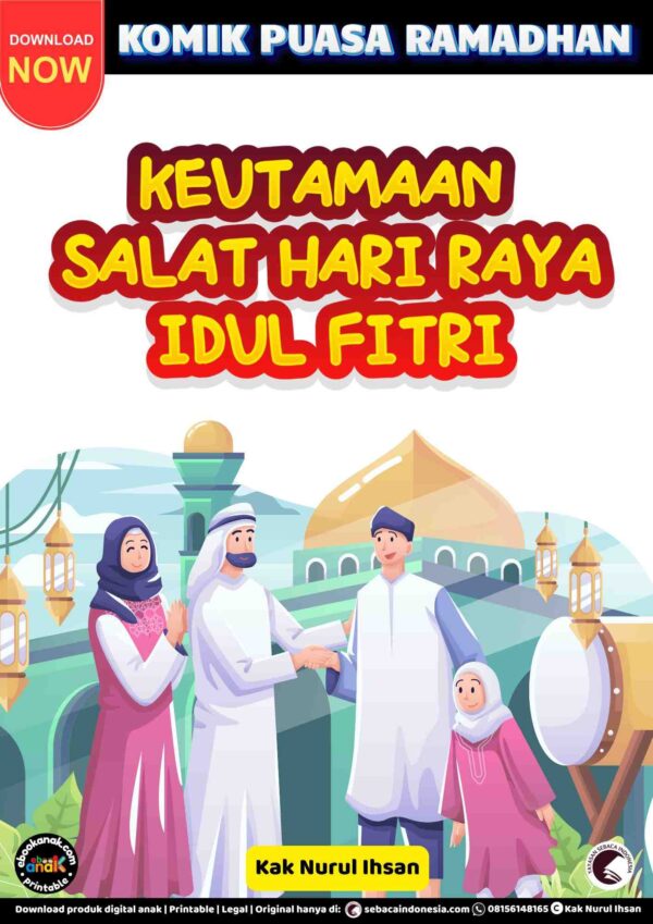 Komik Puasa Ramadhan; Keutamaan Salat Hari Raya Idul Fitri; E317_11zon