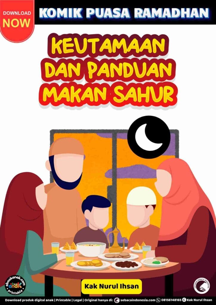 Komik Puasa Ramadhan; Keutamaan dan Panduan Makan Sahur; E309_11zon