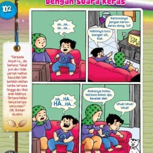 101 Komik Adab Rasulullah; Jangan Tertawa dengan Suara Keras; E99-260125_11zon