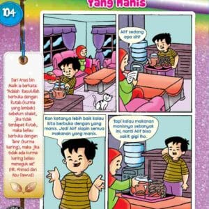 Komik Hadis dan Adab Anak Muslim Berbuka dengan yang Manis E190125_11zon