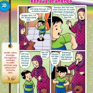 Komik Hadis dan Adab anak Muslim Berbaik Sangka kepada Orangtua E258.20_11zon